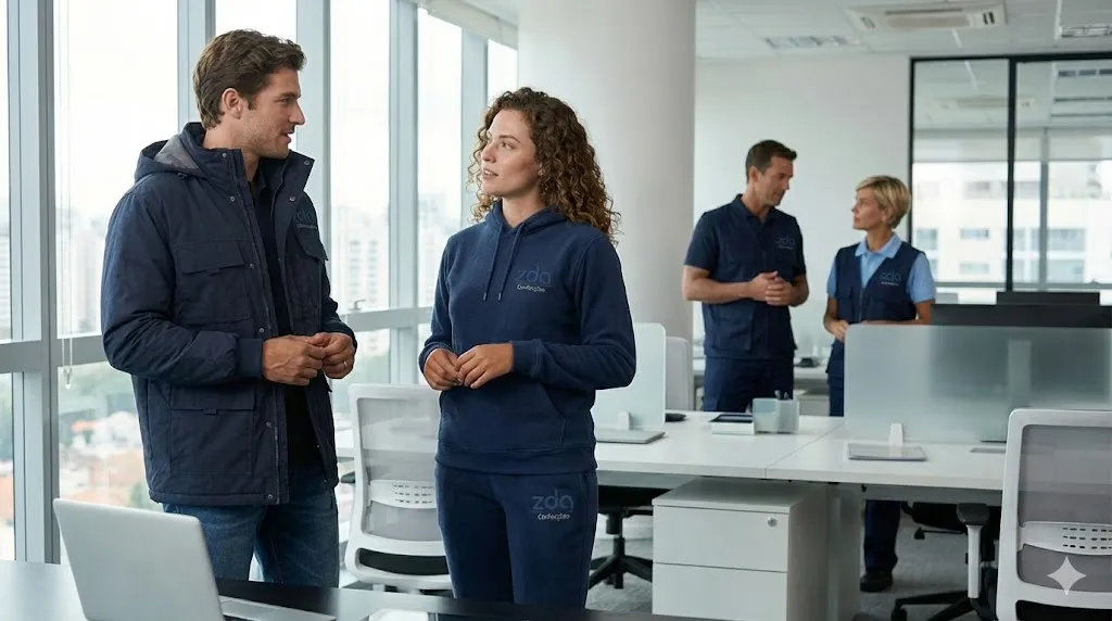 Uniformes personalizados com a sua marca